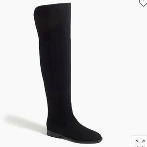 J. Crew Over-the-knee microsuede boots Item AG056